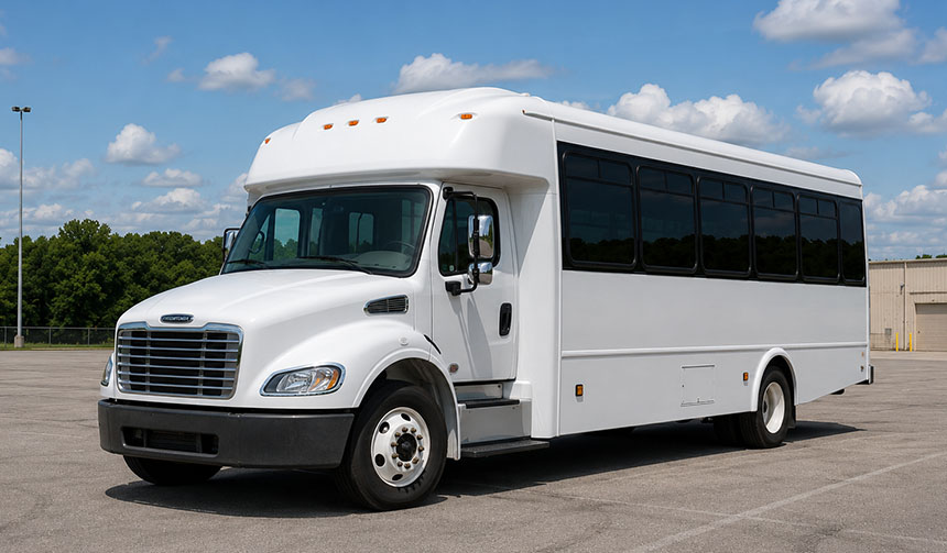 25-passenger minibus for charter in Cupertino, CA