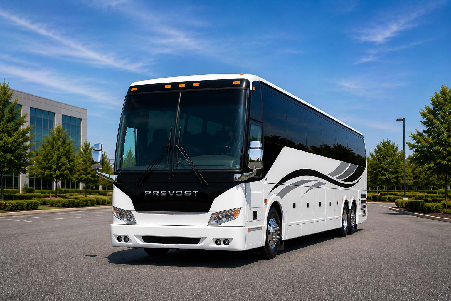 Charter bus rental in Cupertino, CA