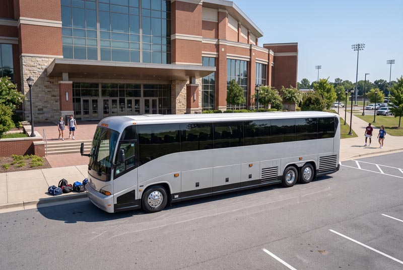 Sports Team Charter Bus Rentals in Cupertino, CA